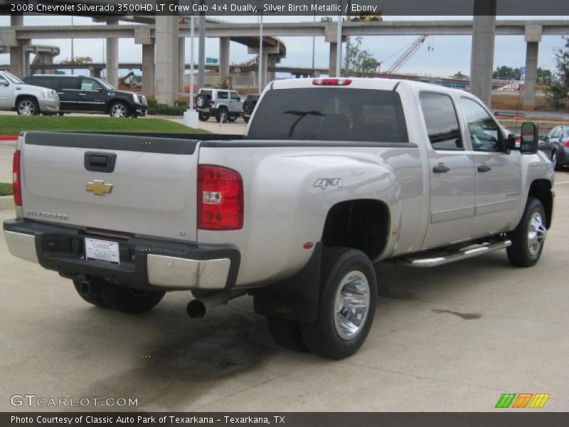 Silver Birch Metallic / Ebony 2008 Chevrolet Silverado 3500HD LT Crew Cab 4x4 Dually