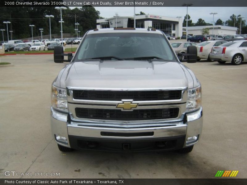 Silver Birch Metallic / Ebony 2008 Chevrolet Silverado 3500HD LT Crew Cab 4x4 Dually