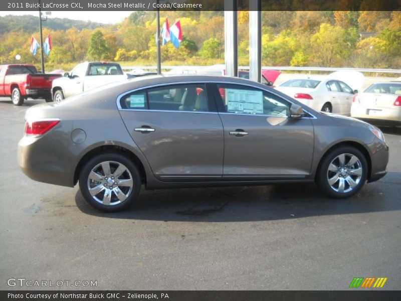 Mocha Steel Metallic / Cocoa/Cashmere 2011 Buick LaCrosse CXL