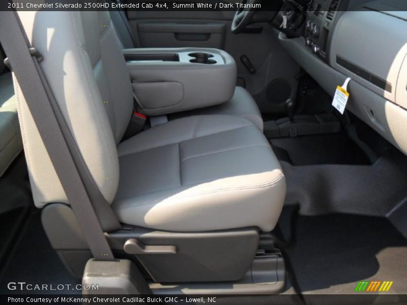 Summit White / Dark Titanium 2011 Chevrolet Silverado 2500HD Extended Cab 4x4
