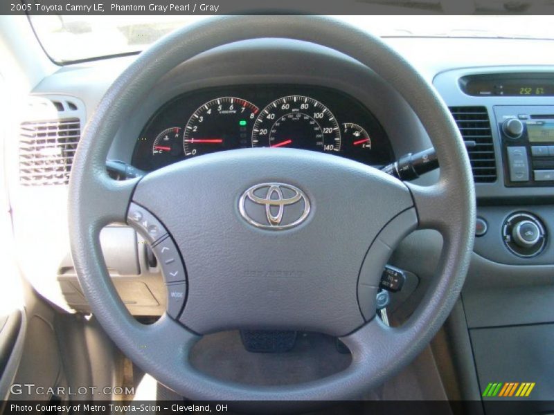 Phantom Gray Pearl / Gray 2005 Toyota Camry LE