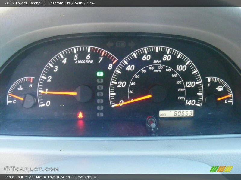 Phantom Gray Pearl / Gray 2005 Toyota Camry LE