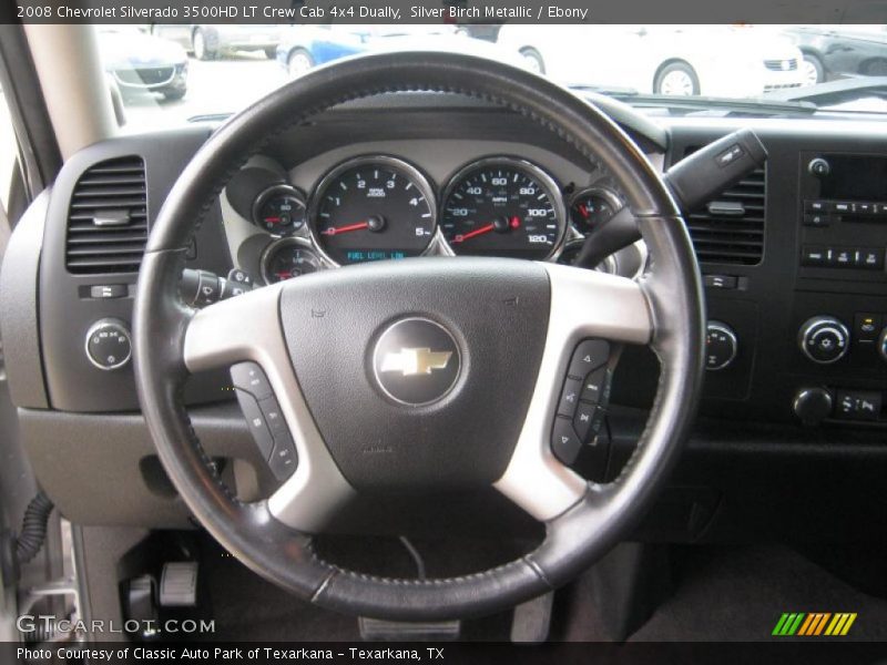 Silver Birch Metallic / Ebony 2008 Chevrolet Silverado 3500HD LT Crew Cab 4x4 Dually