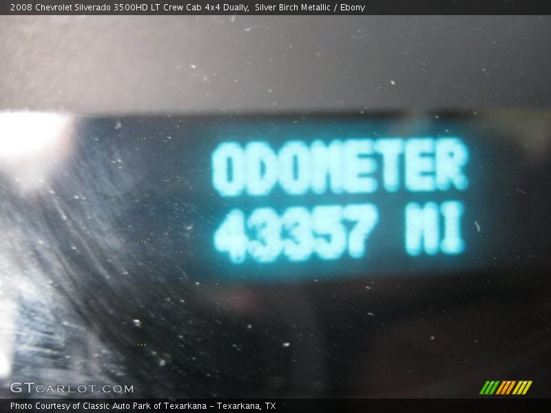 Silver Birch Metallic / Ebony 2008 Chevrolet Silverado 3500HD LT Crew Cab 4x4 Dually