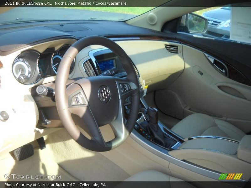 Mocha Steel Metallic / Cocoa/Cashmere 2011 Buick LaCrosse CXL