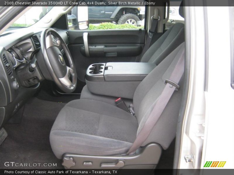 Silver Birch Metallic / Ebony 2008 Chevrolet Silverado 3500HD LT Crew Cab 4x4 Dually