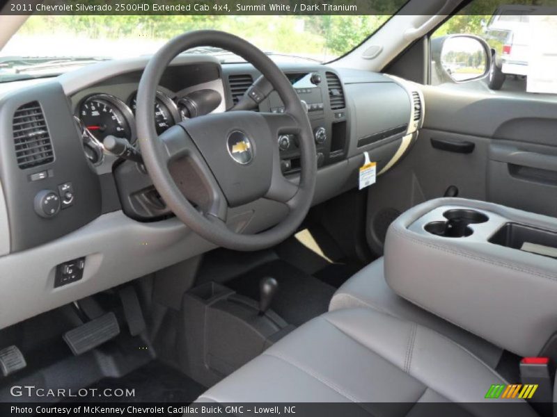  2011 Silverado 2500HD Extended Cab 4x4 Dark Titanium Interior