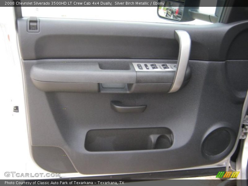 Silver Birch Metallic / Ebony 2008 Chevrolet Silverado 3500HD LT Crew Cab 4x4 Dually