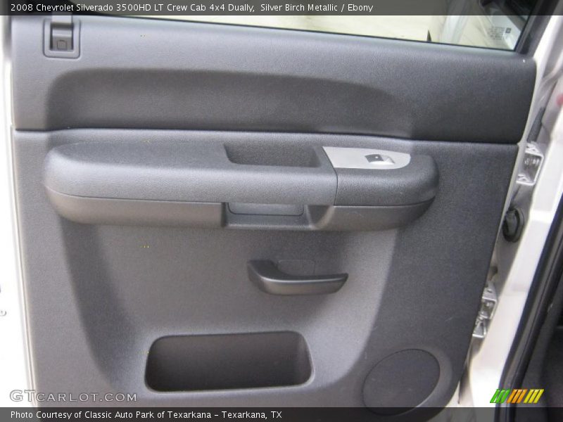 Silver Birch Metallic / Ebony 2008 Chevrolet Silverado 3500HD LT Crew Cab 4x4 Dually