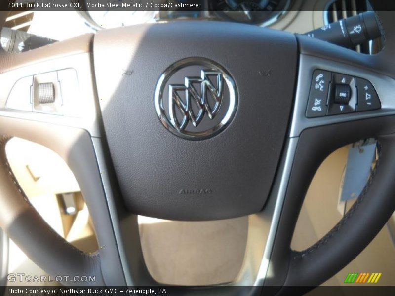Mocha Steel Metallic / Cocoa/Cashmere 2011 Buick LaCrosse CXL