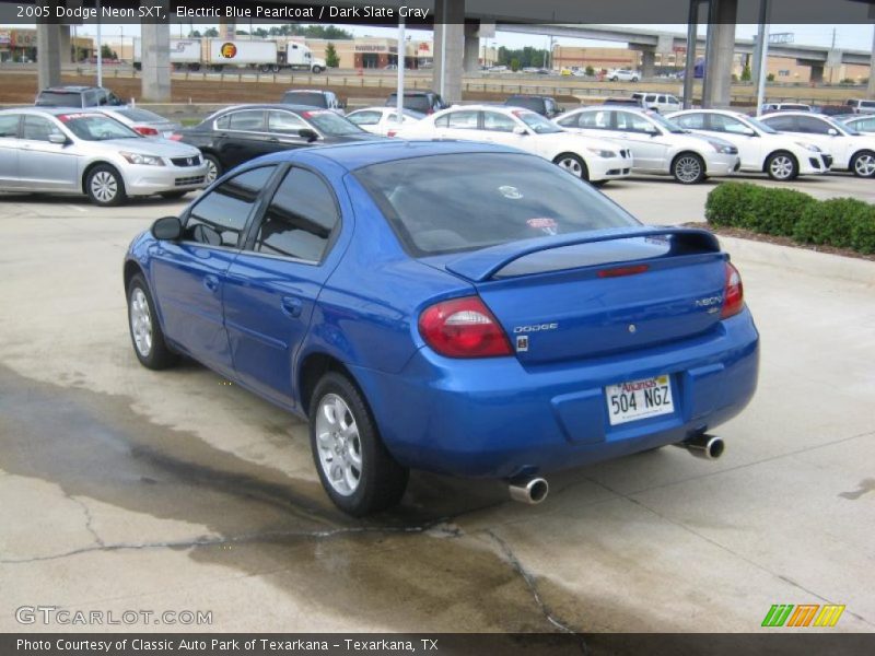Electric Blue Pearlcoat / Dark Slate Gray 2005 Dodge Neon SXT