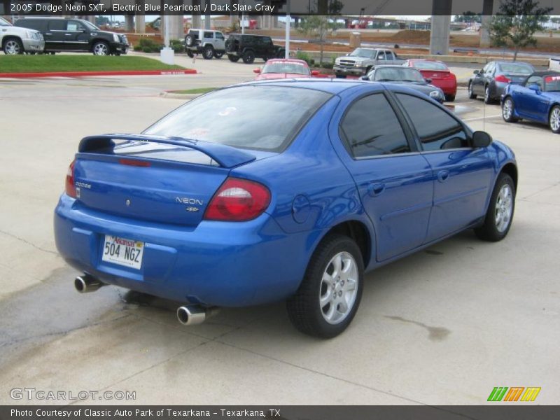 Electric Blue Pearlcoat / Dark Slate Gray 2005 Dodge Neon SXT
