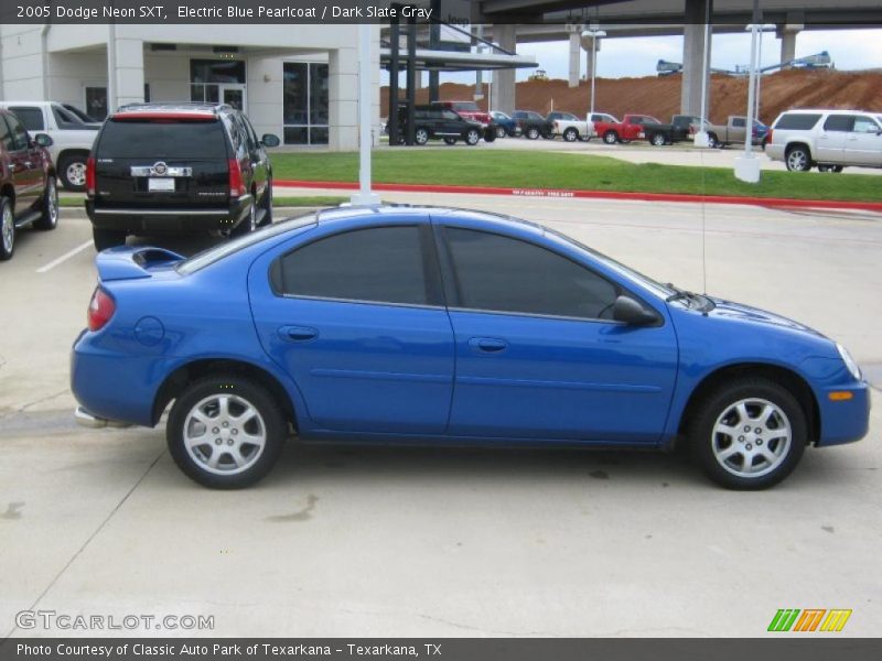 Electric Blue Pearlcoat / Dark Slate Gray 2005 Dodge Neon SXT