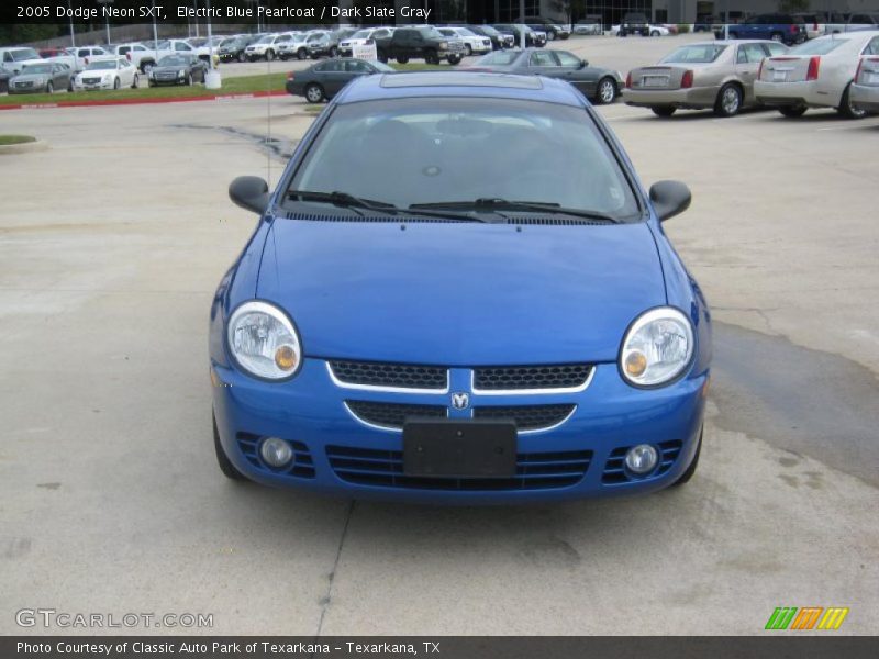 Electric Blue Pearlcoat / Dark Slate Gray 2005 Dodge Neon SXT