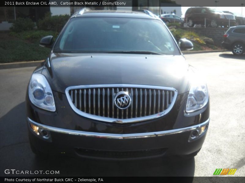 Carbon Black Metallic / Ebony/Ebony 2011 Buick Enclave CXL AWD