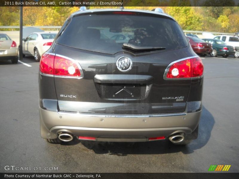 Carbon Black Metallic / Ebony/Ebony 2011 Buick Enclave CXL AWD