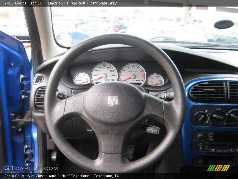 Electric Blue Pearlcoat / Dark Slate Gray 2005 Dodge Neon SXT