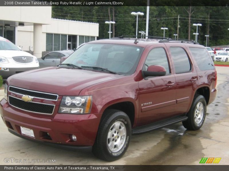 Deep Ruby Metallic / Light Cashmere/Ebony 2008 Chevrolet Tahoe LT