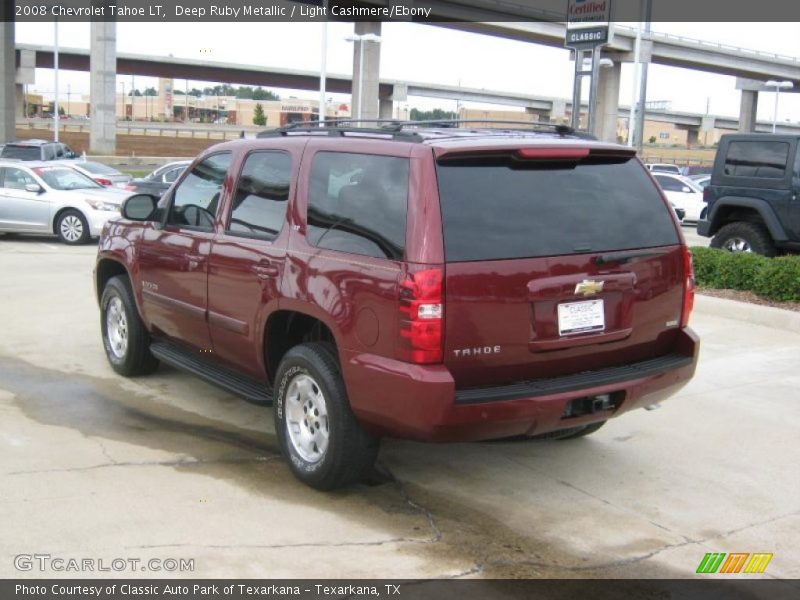 Deep Ruby Metallic / Light Cashmere/Ebony 2008 Chevrolet Tahoe LT