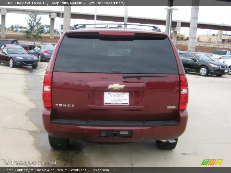 Deep Ruby Metallic / Light Cashmere/Ebony 2008 Chevrolet Tahoe LT