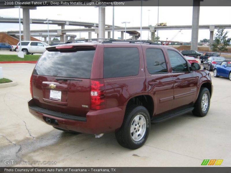 Deep Ruby Metallic / Light Cashmere/Ebony 2008 Chevrolet Tahoe LT