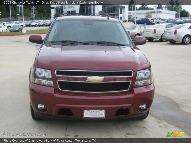 Deep Ruby Metallic / Light Cashmere/Ebony 2008 Chevrolet Tahoe LT