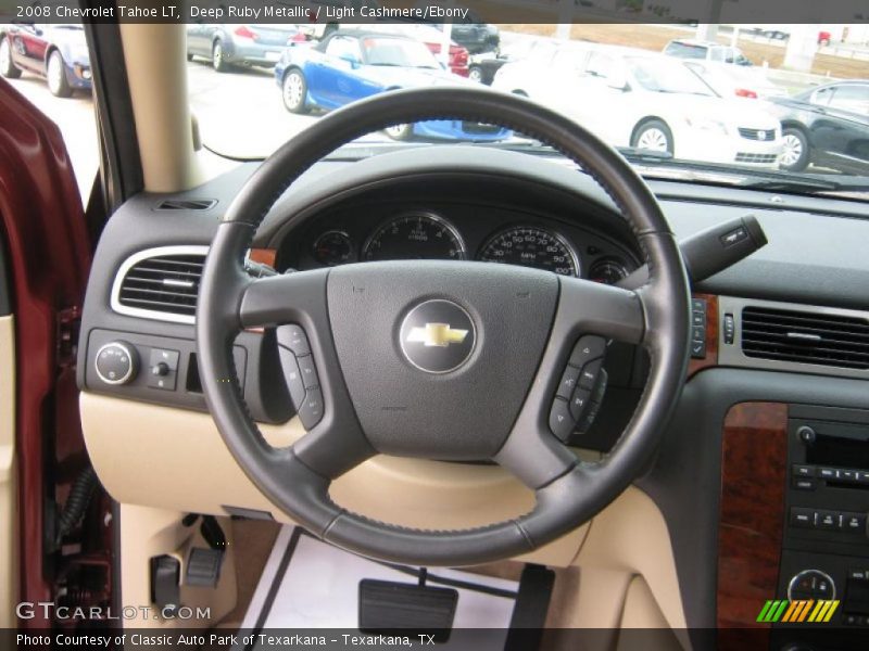 Deep Ruby Metallic / Light Cashmere/Ebony 2008 Chevrolet Tahoe LT