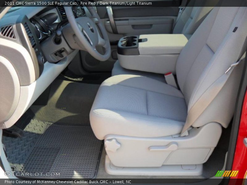 Fire Red / Dark Titanium/Light Titanium 2011 GMC Sierra 1500 SLE Regular Cab