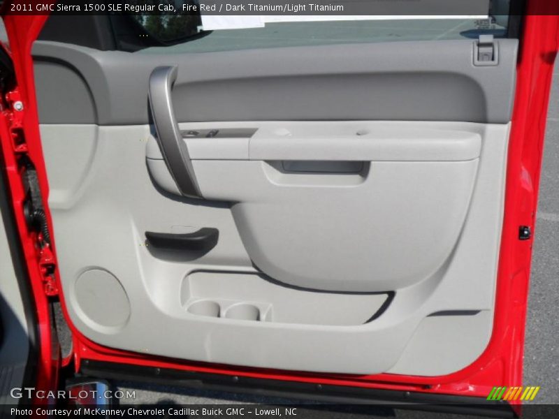  2011 Sierra 1500 SLE Regular Cab Dark Titanium/Light Titanium Interior