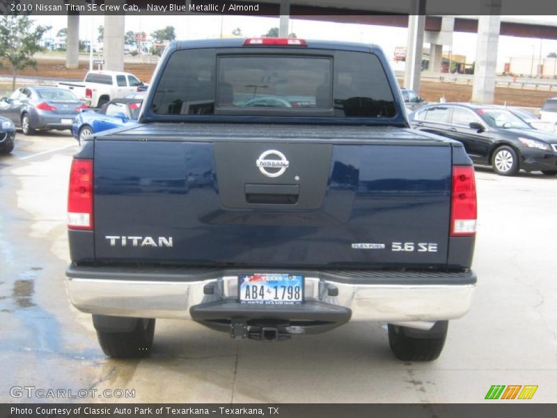 Navy Blue Metallic / Almond 2010 Nissan Titan SE Crew Cab