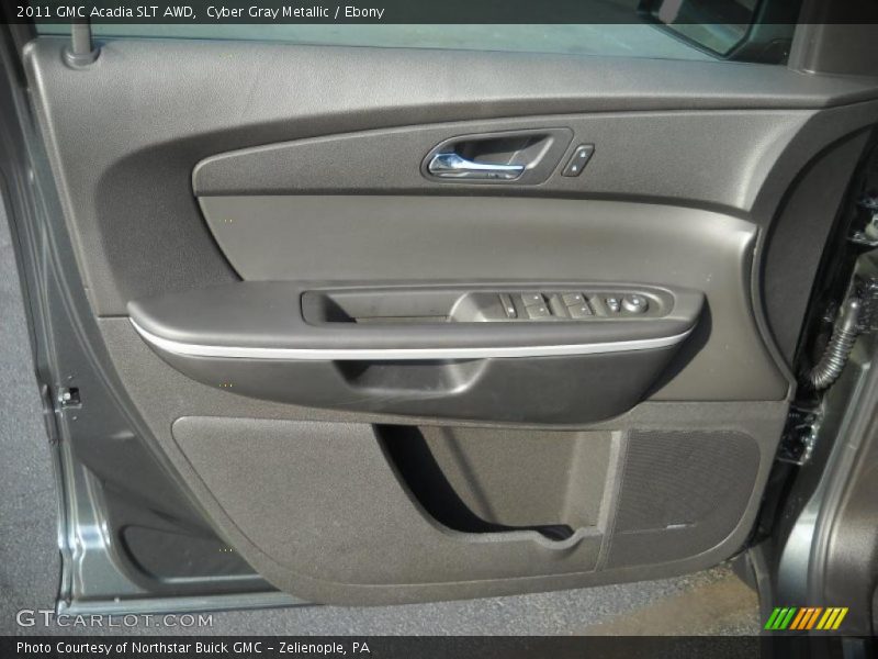 Cyber Gray Metallic / Ebony 2011 GMC Acadia SLT AWD
