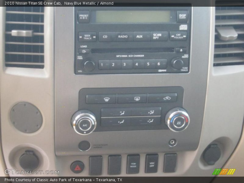 Controls of 2010 Titan SE Crew Cab