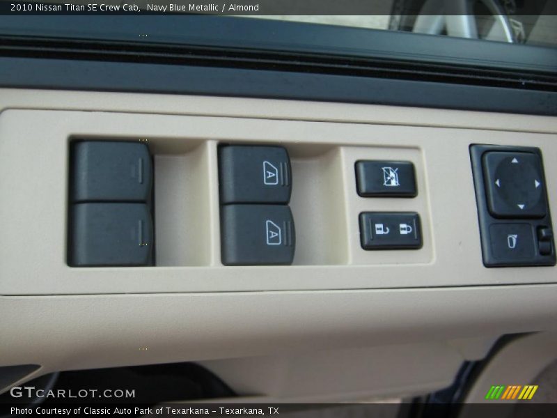 Navy Blue Metallic / Almond 2010 Nissan Titan SE Crew Cab