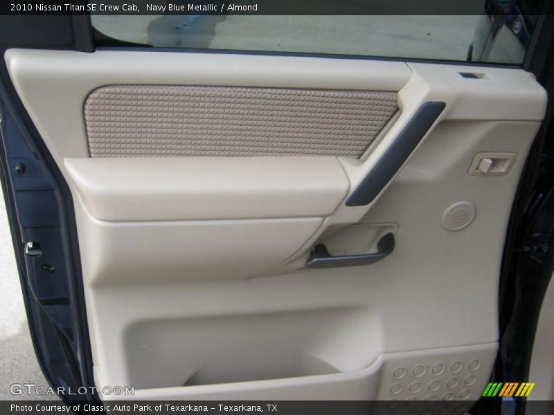 Navy Blue Metallic / Almond 2010 Nissan Titan SE Crew Cab