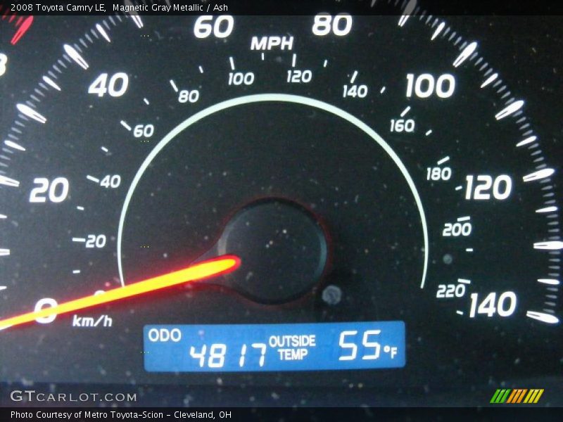 Magnetic Gray Metallic / Ash 2008 Toyota Camry LE