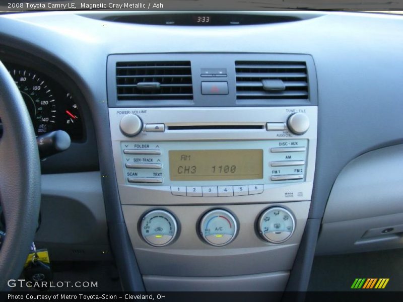 Magnetic Gray Metallic / Ash 2008 Toyota Camry LE