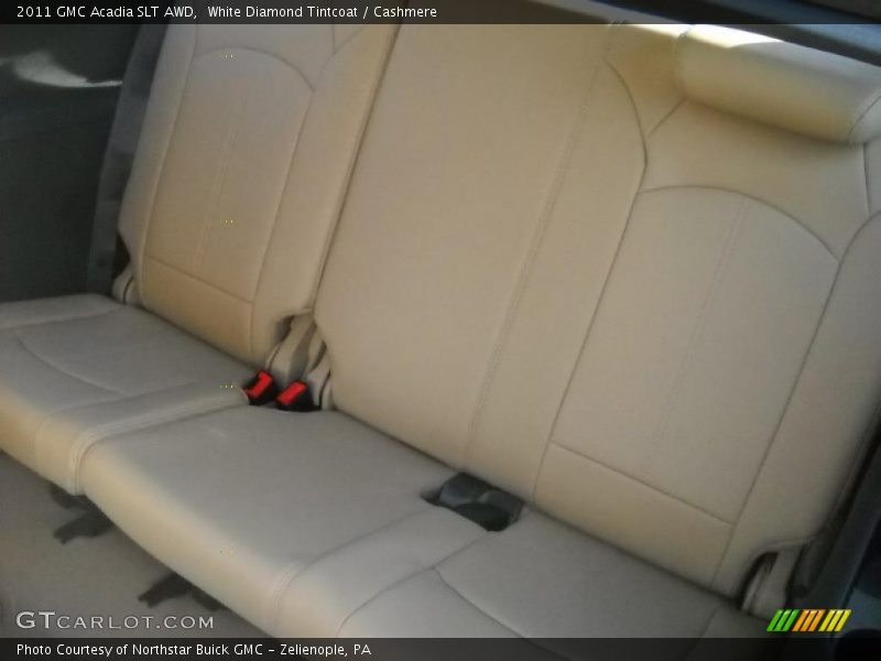 White Diamond Tintcoat / Cashmere 2011 GMC Acadia SLT AWD