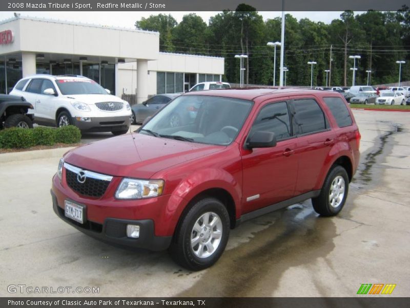 Redfire Metallic / Stone 2008 Mazda Tribute i Sport