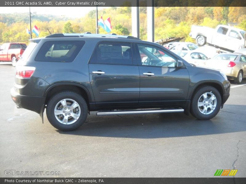 Cyber Gray Metallic / Ebony 2011 GMC Acadia SL AWD