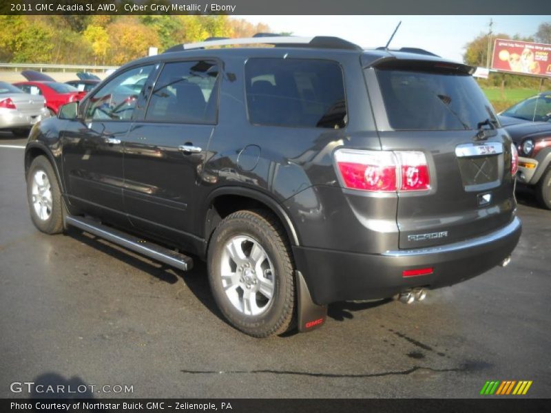 Cyber Gray Metallic / Ebony 2011 GMC Acadia SL AWD