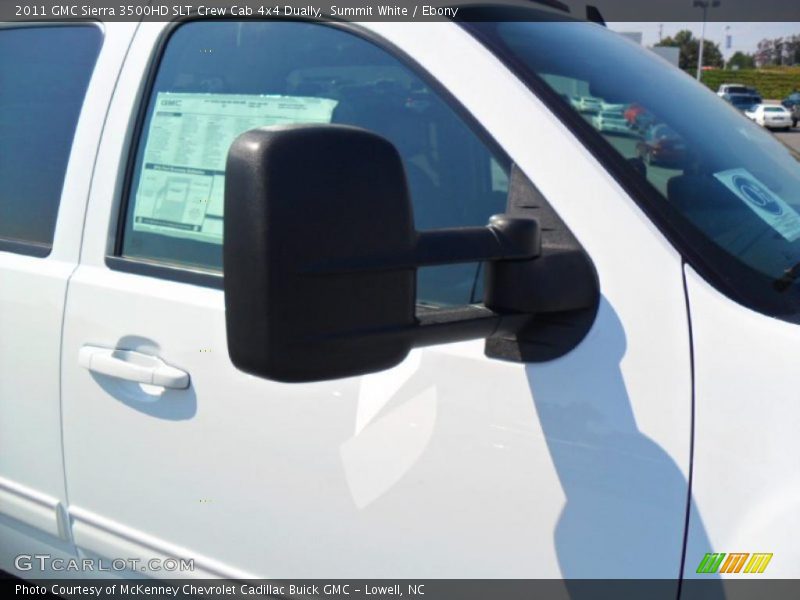 Summit White / Ebony 2011 GMC Sierra 3500HD SLT Crew Cab 4x4 Dually