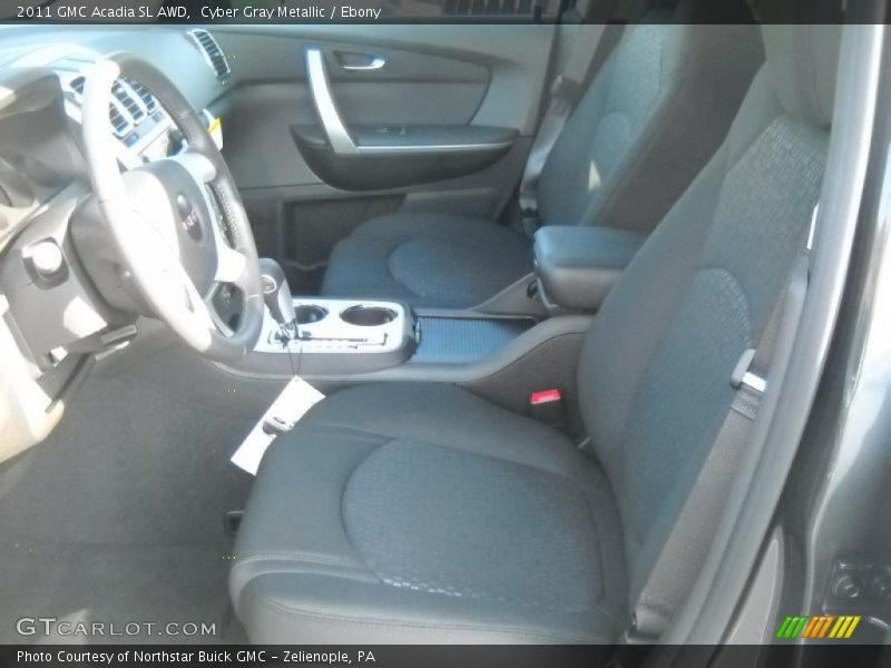 Cyber Gray Metallic / Ebony 2011 GMC Acadia SL AWD