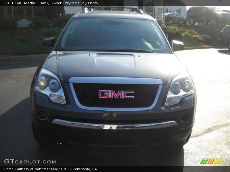 Cyber Gray Metallic / Ebony 2011 GMC Acadia SL AWD
