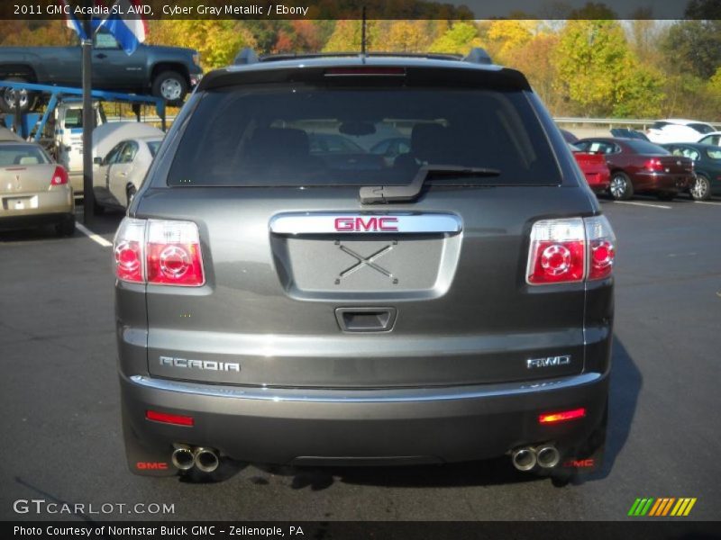 Cyber Gray Metallic / Ebony 2011 GMC Acadia SL AWD
