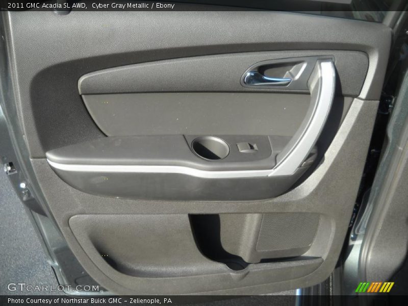 Cyber Gray Metallic / Ebony 2011 GMC Acadia SL AWD
