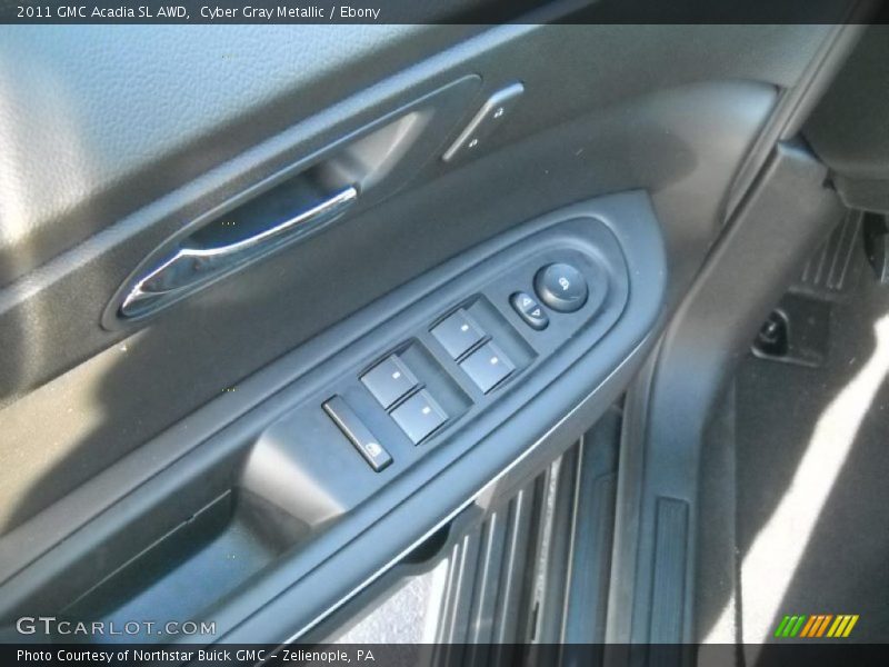 Cyber Gray Metallic / Ebony 2011 GMC Acadia SL AWD