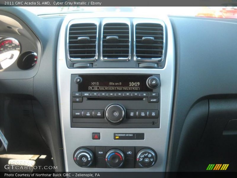 Cyber Gray Metallic / Ebony 2011 GMC Acadia SL AWD