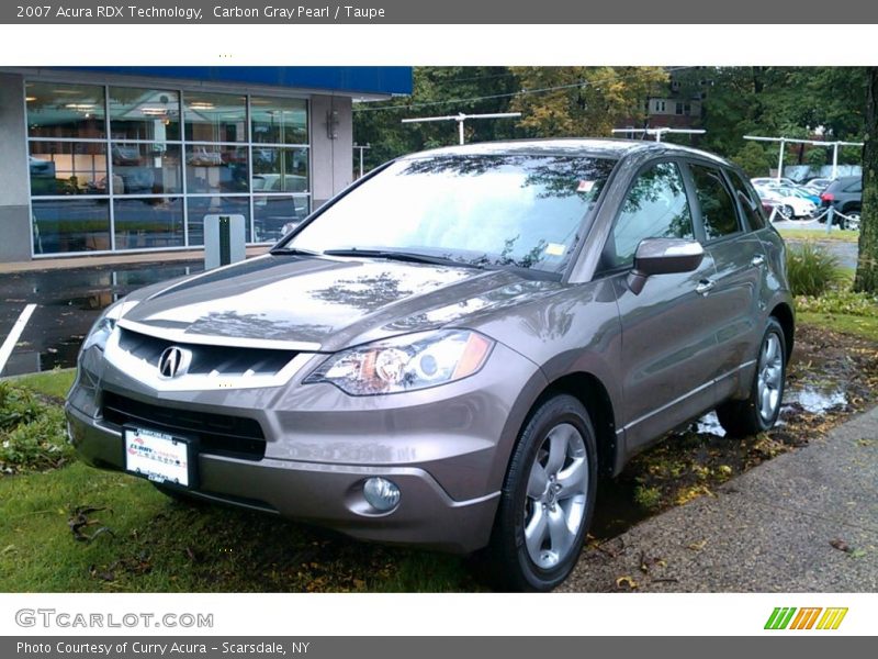 Carbon Gray Pearl / Taupe 2007 Acura RDX Technology