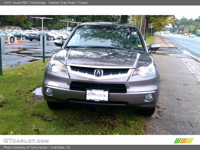 Carbon Gray Pearl / Taupe 2007 Acura RDX Technology
