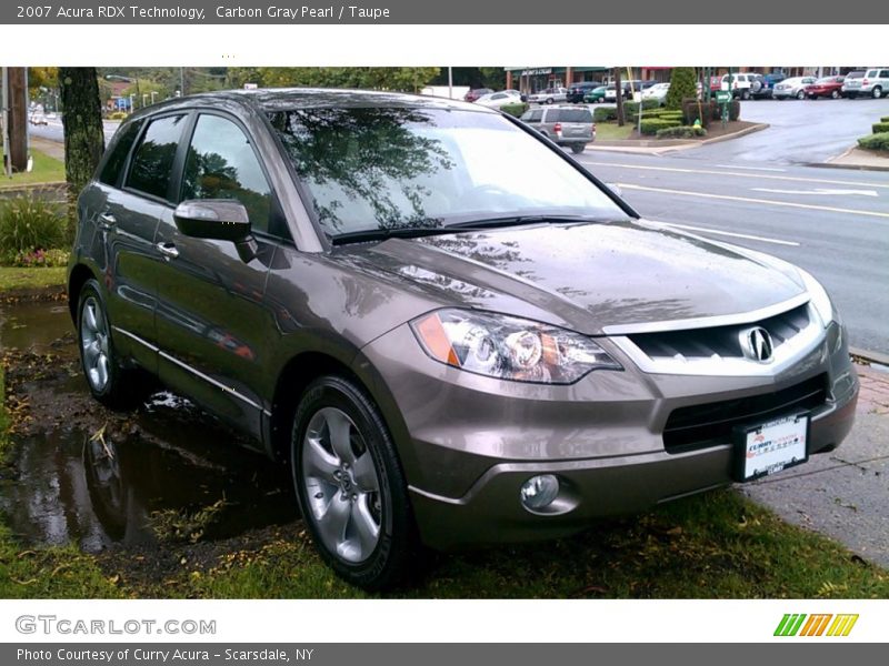 Carbon Gray Pearl / Taupe 2007 Acura RDX Technology